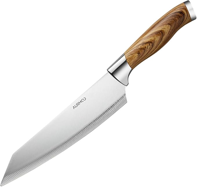 Knife Set, 6 Pieces Kitchen Knife Set, Chef-Knife, Culinary Kitchen-Knife, Utility-Knife, Slicer-Knife, Peeler, Kitchen Shears, Dishwasher Safe