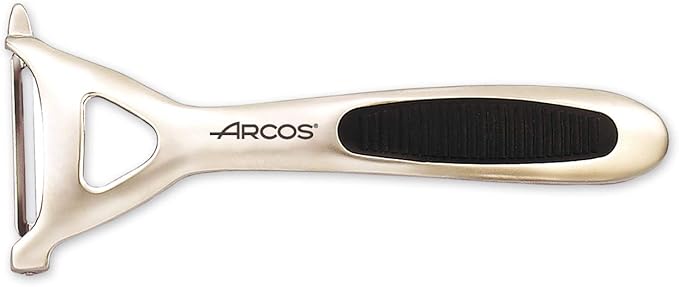 Arcos Kitchen Accessories Set, 5-Piece for Versatile Use, Includes Peeler, Nutcracker, Corkscrew, Garlic Press, Can Opener, Zinc Alloy, Chrome Finish, Gift Box, Silver