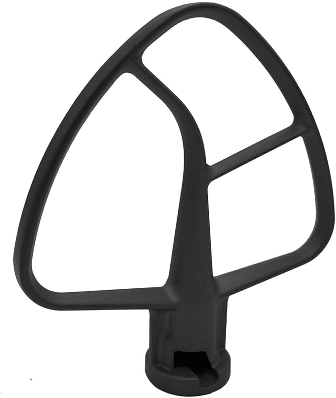 4.8 L 4.5 and 5 Quart aluminium TILT-HEAD FLEX EDGE BEATER ,Compatible with Kitchenaid stand mixer models K45SS, KSM75, KSM95, KSM150PS, KSM152PS and KSM155GB. (4.5-5 Quart)