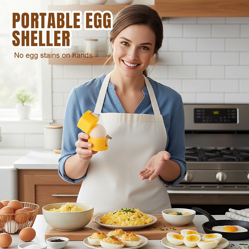 2026 New Egg opener, Egg Shell Separator for Raw Eggs Gadgets Cracker Tool, Upgrade Stainless Steel Egg Cutter Egg Cracker Tool Multifunctional Egg Cutter Multipack (2, Pink)