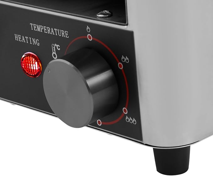 Electric Steak Grill 1700W Indoor Commercial Steak Grill Oven Automatic Steak Broiler for Carnivores Time Temperature Adjustable Preheat to 1472℉ in 5 Minutes for Beef Chicken Vegetables