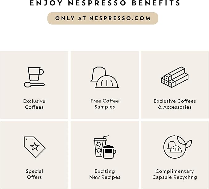 Nespresso Vertuo Next Coffee and Espresso Maker by Breville, with Aeroccino Milk Frother, Light Grey