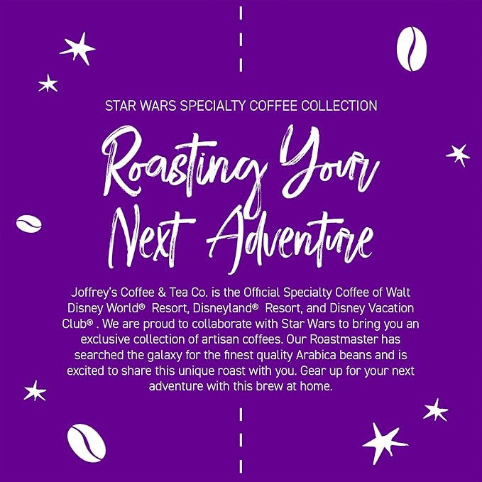 Joffrey's Coffee - STAR WARS™ R2-D2 Brew, STAR WARS Licensed Coffee Collection, Artisan Medium Roast, Rich & Nutty Taste, Brew or French Press (Ground, 11oz)