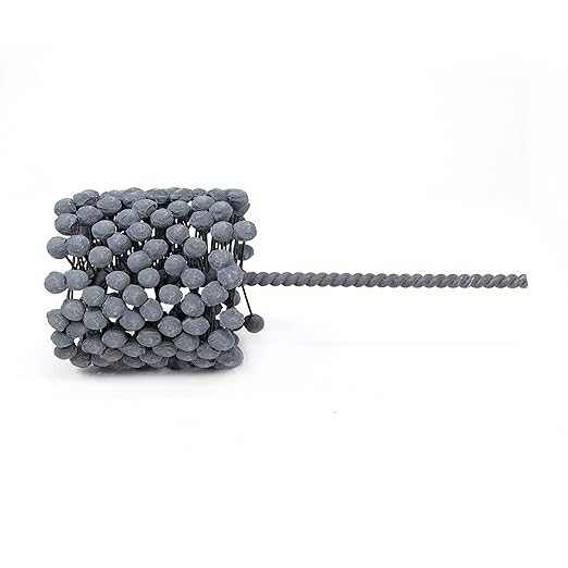 Brush Research BC300600 FLEX-HONE®, 3" (76.2mm) Diameter, 600 Grit, Silicon Carbide, for Mild Steel, Stainless Steel, Cast Iron and Softer Ferrous Materials