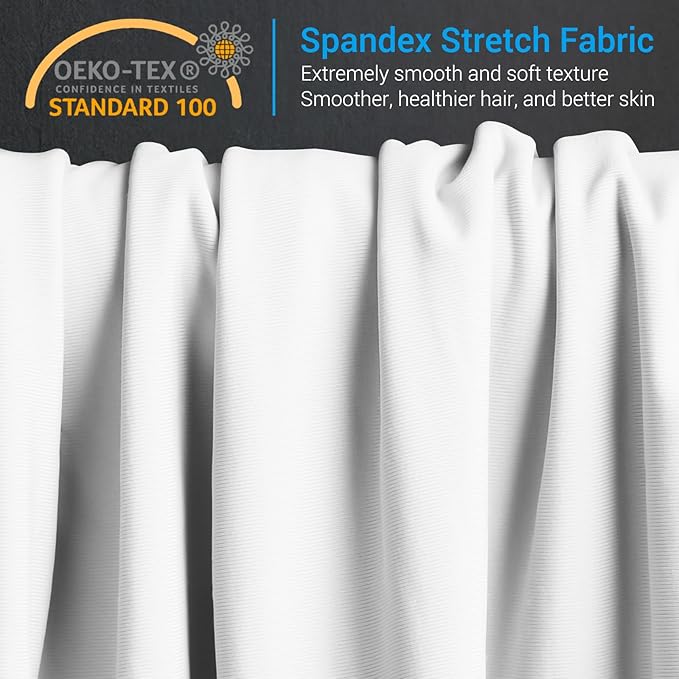 Avolare Cooling Pillow Cases, Arc-Chill Q-max>0.5 Body Pillowcases for Hair Skin and Hot Sleepers, Soft Silky 20" x 54" Summer Long Pillow Cover with Zipper 1 Pack - White
