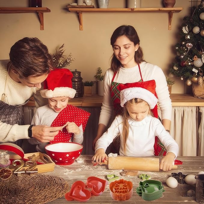 6PCS Mini Hand Pie Molds,Party Potluck Hand Pie Molds for Baking,Fits All Kinds of Festivals and Parties (6PCS-B)