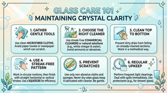 Glass Care 101: Maintaining Crystal Clarity