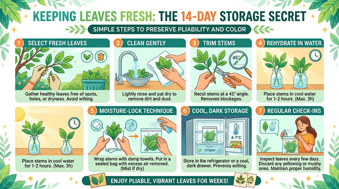 Keeping Leaves Fresh: The 14-Day Storage Secret
