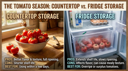 The Tomato Season: Countertop vs. Fridge Storage