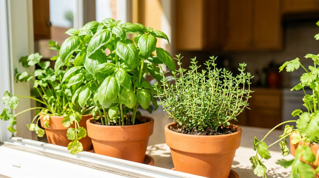 Window Herb Survival: Managing Heat and Light
