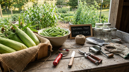 Seasonal Prep: Tools for Corn and Summer Peas