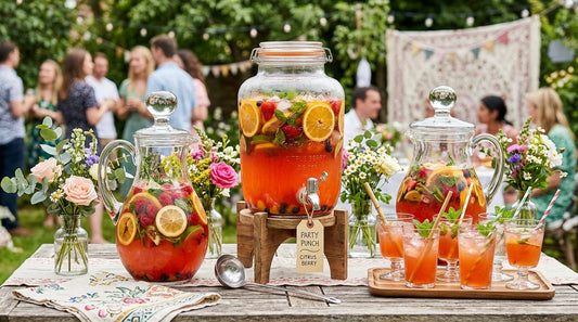 The Party Punch: Styling Large Glass Carafes