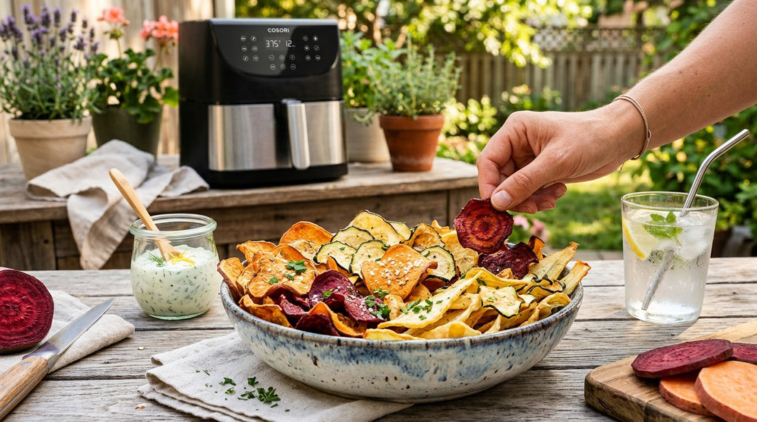 Air Fryer Snacks: Crispy Veggie Chips for Summer