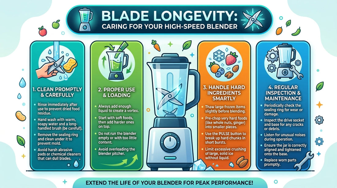 Blade Longevity: Caring for Your High-Speed Blender