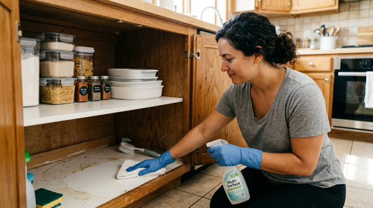 Cabinet Clarity: Deep Cleaning Your Lower Shelves