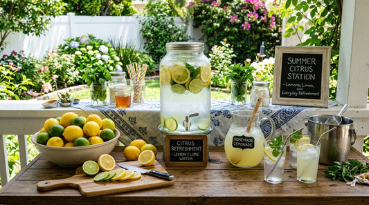 Summer Citrus Station: Lemons, Limes, and Everyday Refreshment