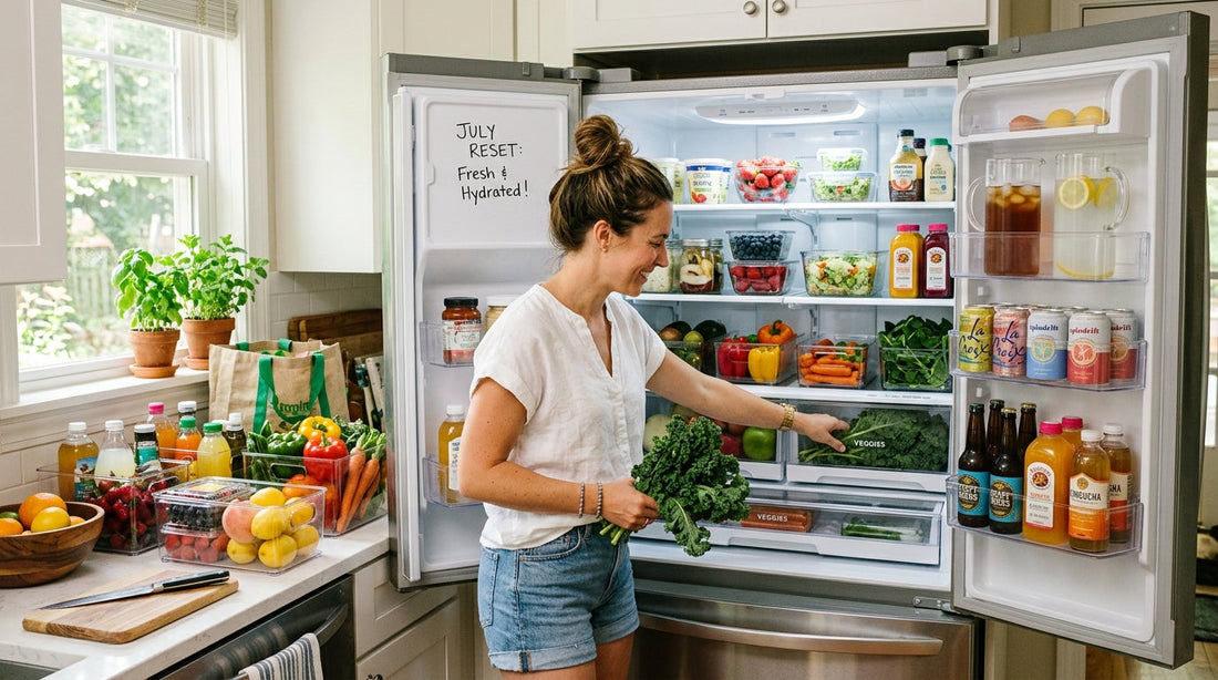 The July Fridge Reset: Making Room for Fresh Produce and Drinks