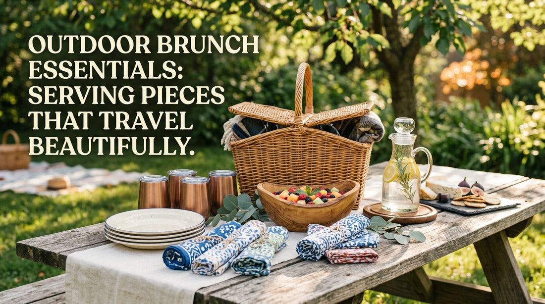 Outdoor Brunch Essentials: Serving Pieces That Travel Beautifully