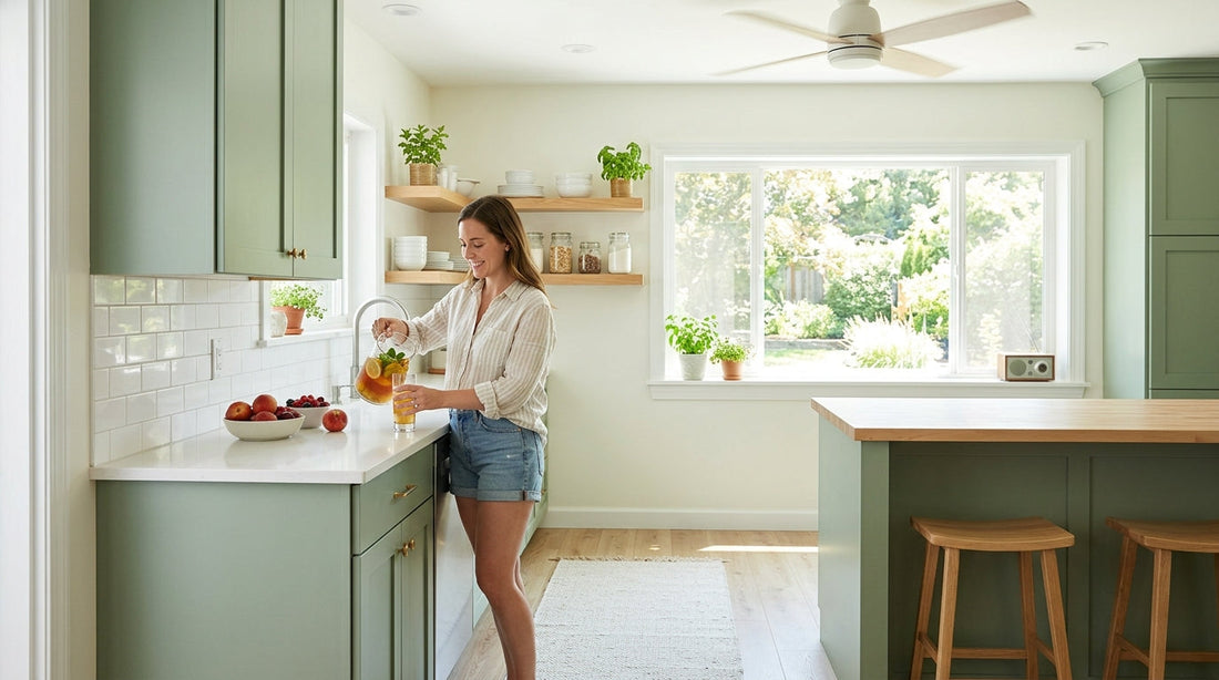 Cooling Kitchen Colors: How Sage Green Softens July Heat