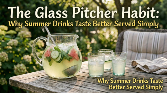 The Glass Pitcher Habit: Why Summer Drinks Taste Better Served Simply