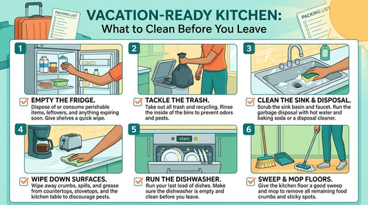 Vacation-Ready Kitchen: What to Clean Before You Leave