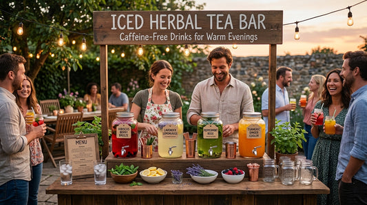 Iced Herbal Tea Bar: Caffeine-Free Drinks for Warm Evenings