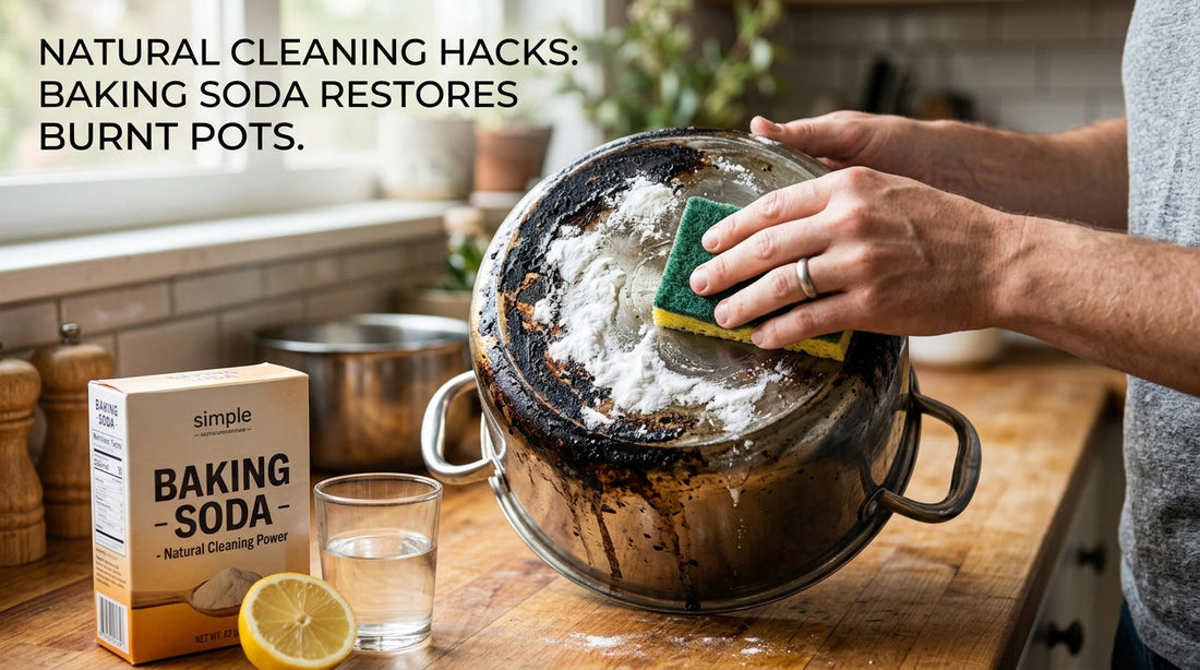 Natural Cleaning Hacks: Using Baking Soda to Restore Burnt Pots