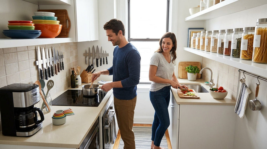 Small Apartment Living: Intelligent Storage Solutions for Two