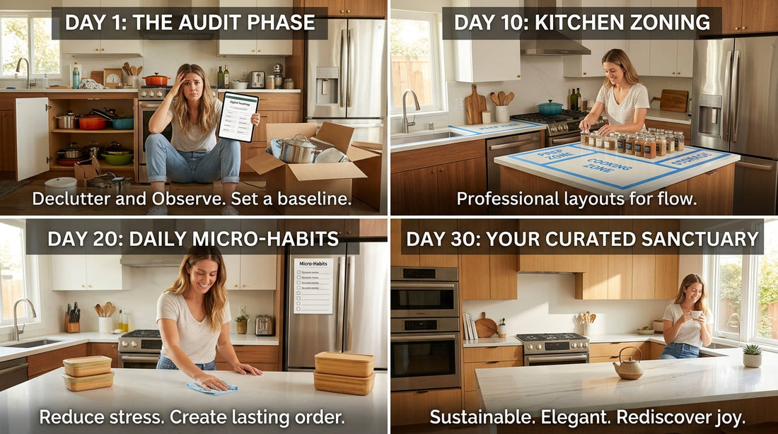 How to Use Our 30-Day Kitchen Guide: Your Path to a Curated Home
