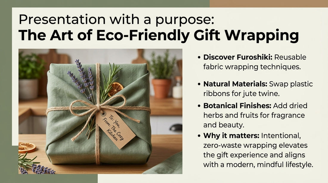 The Art of Intentional Giving: Using Textiles and Sustainable Materials for Eco-Wrapping