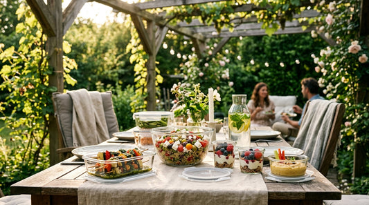 Freshness Under the Sun: Using Glass Containers for Outdoor Dining