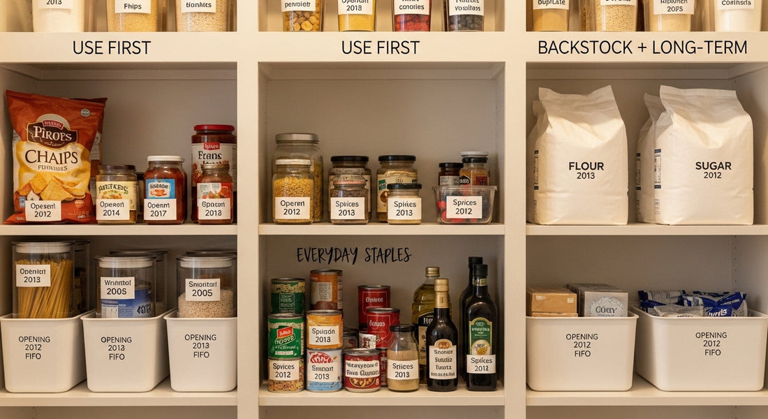 A Calm Pantry Reset: The 3 Categories That Reduce Food Waste
