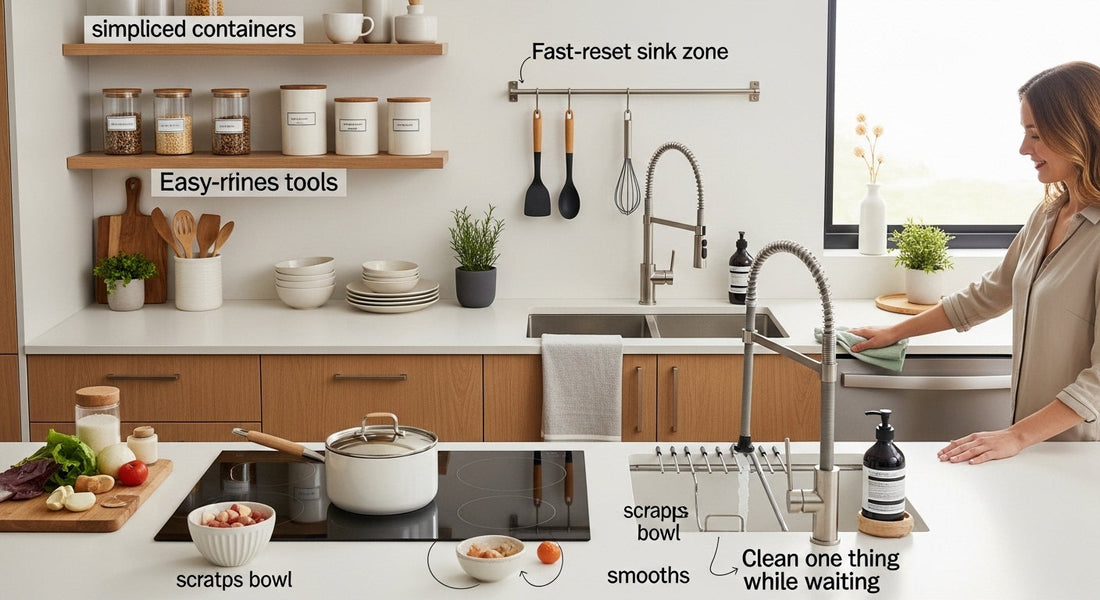 The Best Kitchen Setup for People Who Hate Cleanup