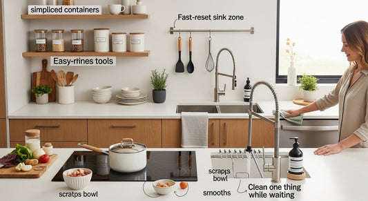 The Best Kitchen Setup for People Who Hate Cleanup