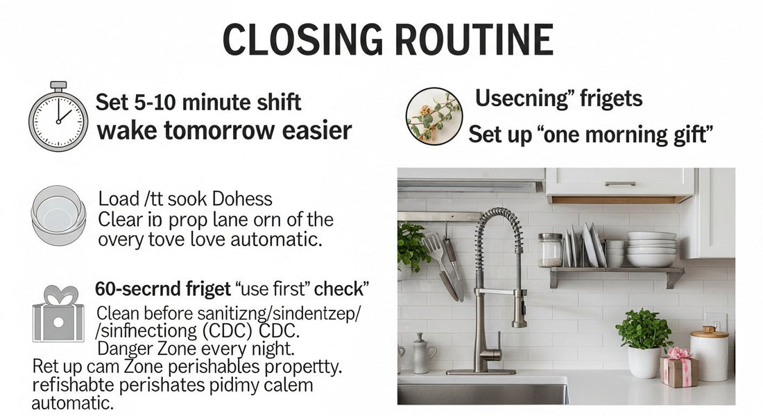 How to Build a “Reset Routine” So Your Kitchen Feels Good Tomorrow