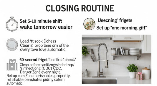 How to Build a “Reset Routine” So Your Kitchen Feels Good Tomorrow