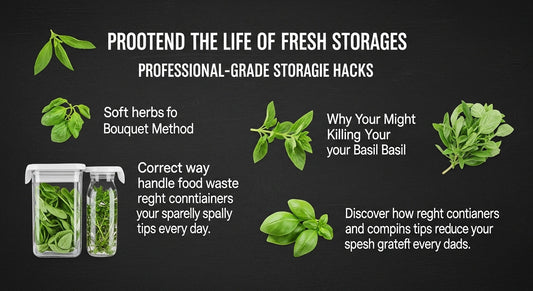 The Best Way to Store Fresh Herbs in Your Kitchen Containers