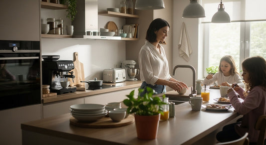 The Best Morning Routine for Busy Moms in a Cozy Kitchen