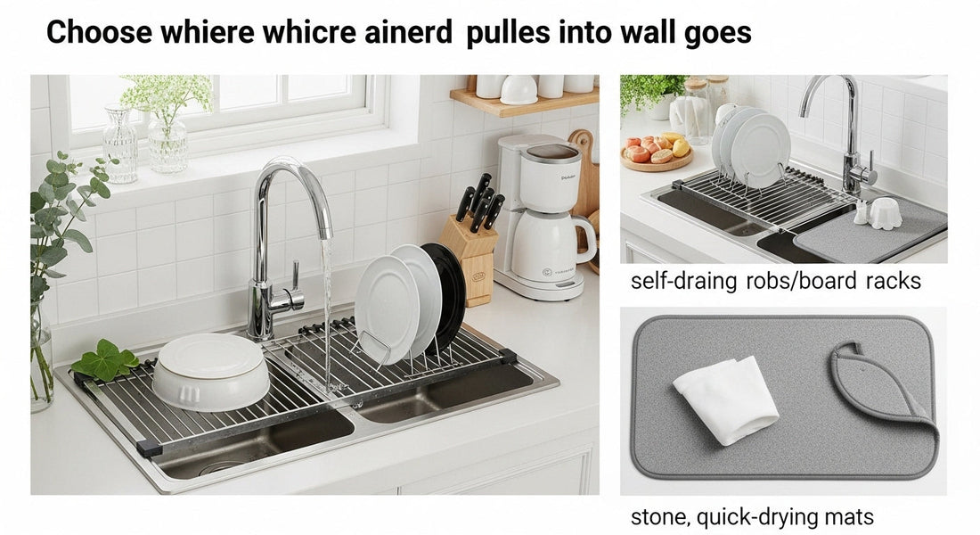 Dish Drying Racks & Mats: How to Choose for Your Sink and Space