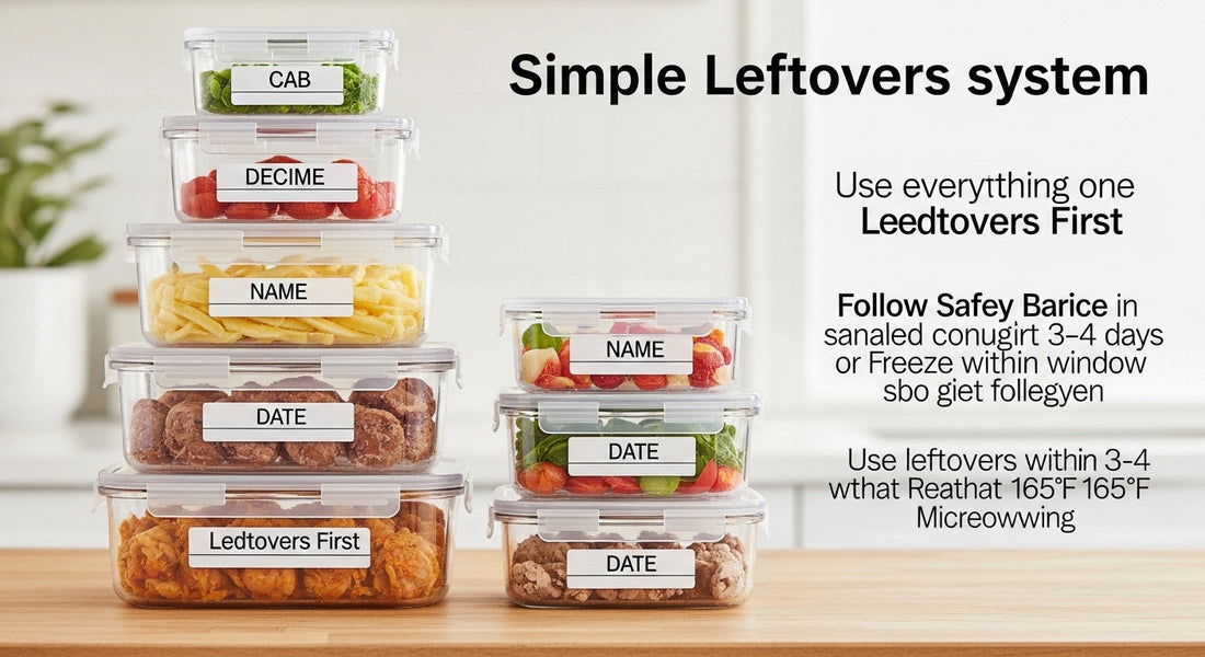 Food Storage Containers: A Simple System for Leftovers That Don’t Get Lost