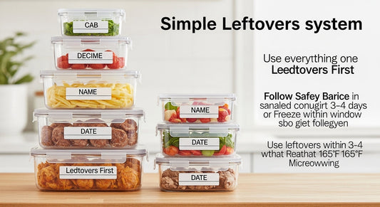 Food Storage Containers: A Simple System for Leftovers That Don’t Get Lost
