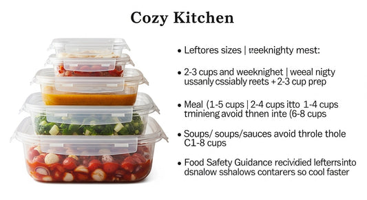 How to Choose Container Sizes That Fit the Way You Actually Cook