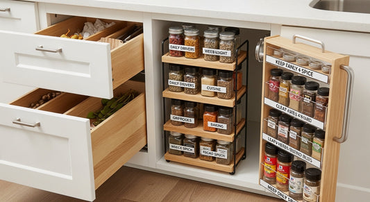 Spice Jars & Racks: The Best Layout for Faster Weeknight Cooking