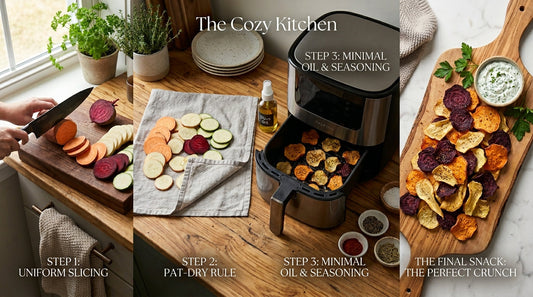 The Art of the Crunch: Healthy Crispy Air Fryer Vegetable Chips