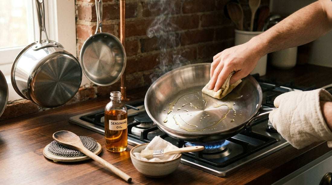 The Art of Seasoning: How to Maintain and Master Your Stainless Steel Pans