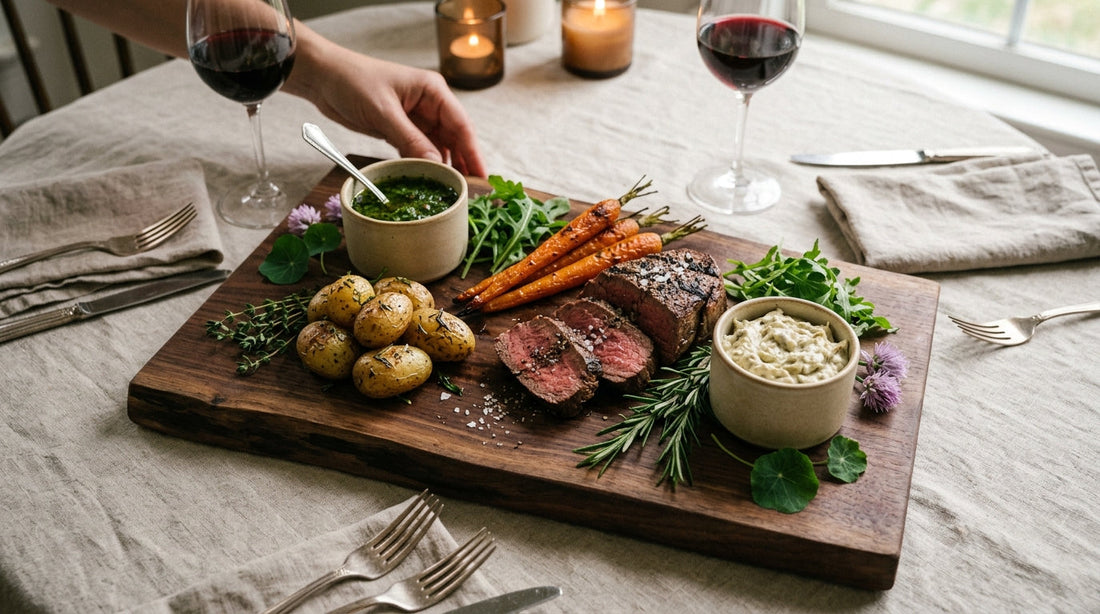 Effortless Elegance: Elevating Your Home Dinner with One Platter