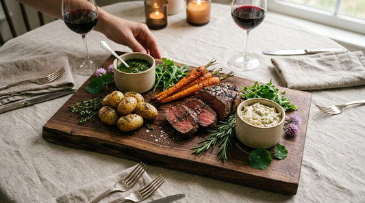 Effortless Elegance: Elevating Your Home Dinner with One Platter