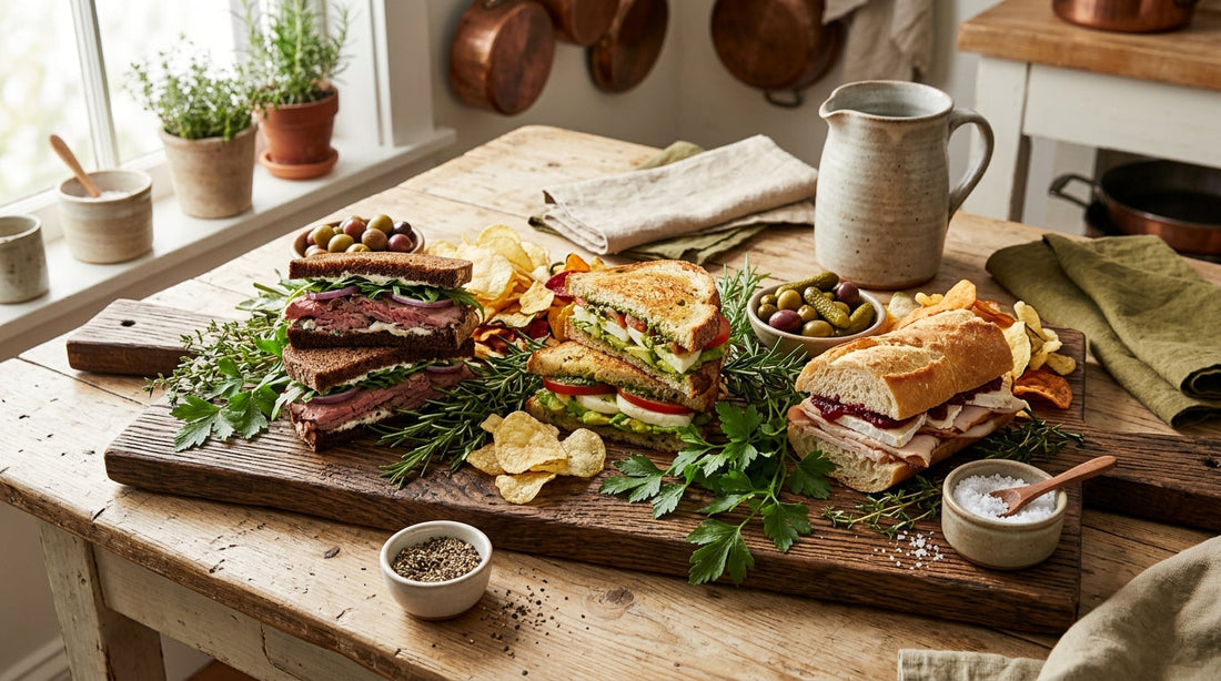 The Art of the Spread: Styling Sandwich Platters on Wooden Boards