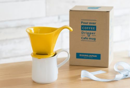 Zero Japan - Bee House Pour Over Coffee Dripper - Lead-Free & Cadmium-Free Ceramic Coffee Maker with Elegant Peek Hole, Drip Cone Brewer Coffee Gifts, Brewing Accessories - Steel Gray, Standard Size