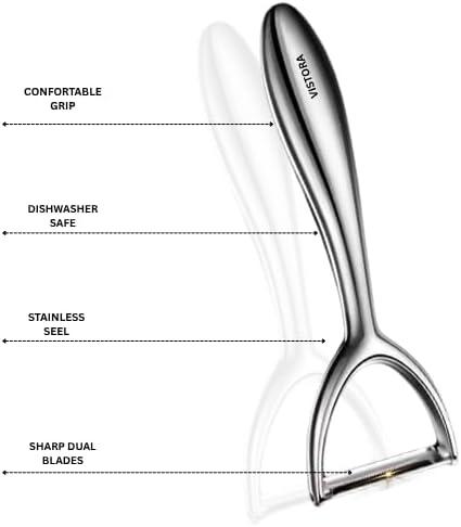 Vegetable Peelers for Kitchen, Multi-functional Peeler for Kitchen Smooth and stainless-Steel Non rustic, carrot, Potatoes, Apple, Cucumber, vegetable Peeler.
